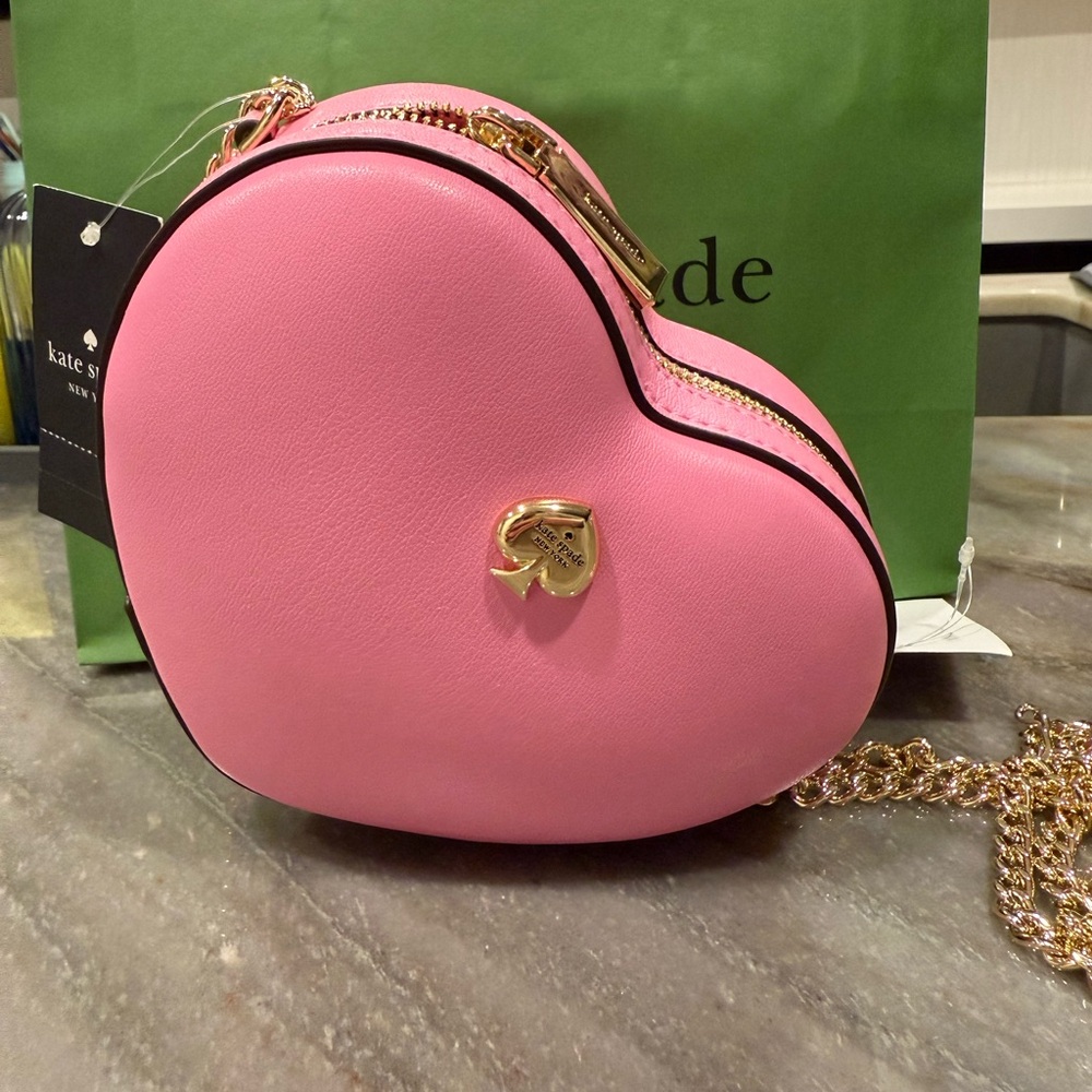 Kate Spade Pink Heart-Shaped Bag